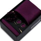 Gravata Social Texturizada Roxo Uva SK40E